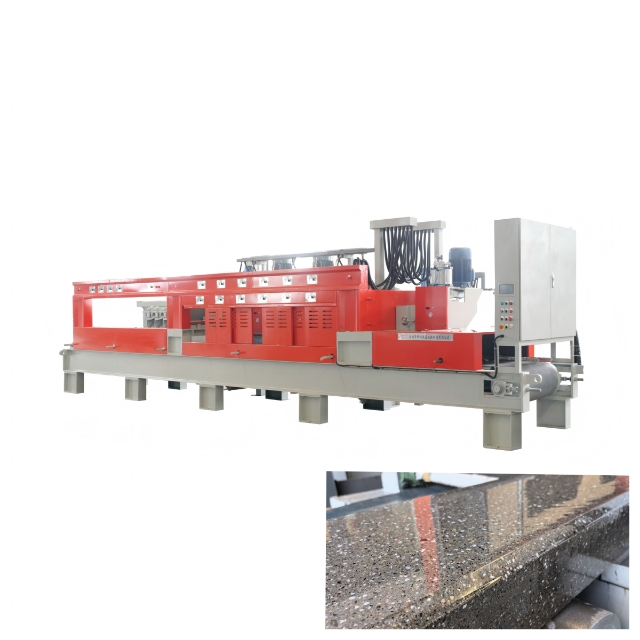 Kerbstone polishing machine