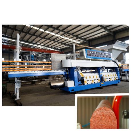 Chamfer edging and grooving machine