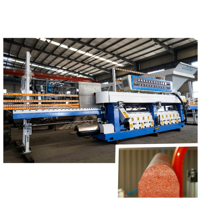 Chamfer edging and grooving machine